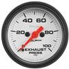 Autometer Phantom 2 1/16 100psi Digital Stepper Motor Exhaust Pressure Gauge thumbnail 6