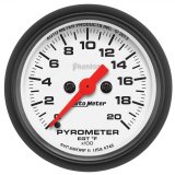 Autometer Phantom 2 1/16in 2000 Deg F Digital Stepper Motor Pyrometer (EGT) Gauge thumbnail 1