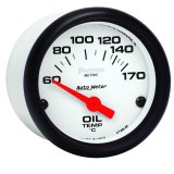Autometer Phantom 2-1/16in 60-170 Deg F Electronic Oil Temperature Gauge thumbnail 3