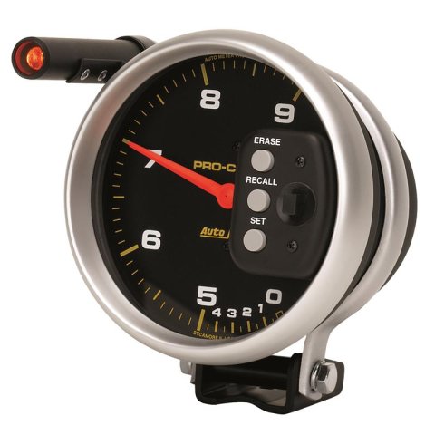 Autometer Pro-Comp 5 inch 9000 RPM Dual Range w/ Shift-Lite and Memory Tach thumbnail 6