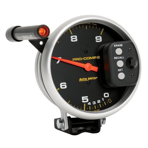 Autometer Pro-Comp 5 inch 9000 RPM Dual Range w/ Shift-Lite and Memory Tach thumbnail 7