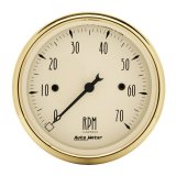 AutoMeter Golden Oldies 3-1/8in 0-7k Tachometer Gauge thumbnail 2