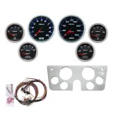 Autometer 67-72 GM Truck Billet Dash Panel - Tach/MPH Speedo/Oil Press/Water Temp/Volt - Cobalt thumbnail 1