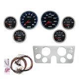Autometer 67-72 GM Truck Billet Dash Panel - Tach/MPH Speedo/Oil Press/Water Temp/Volt - Cobalt thumbnail 2