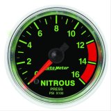 Autometer GS 2 1/16in. 1600PSI Nitrous Fuel Pressure Gauge thumbnail 1