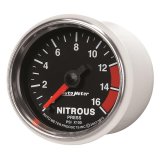 Autometer GS 2 1/16in. 1600PSI Nitrous Fuel Pressure Gauge thumbnail 4
