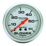 Autometer Ultra-Lite 2-5/8in Blower Pressure Gauge - 60PSI / Mechanical thumbnail 4