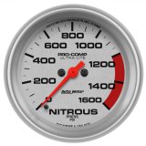Autometer Ultra-Lite 2-5/8in 1600PSI Nitrous Pressure Gage thumbnail 1