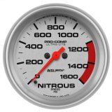 Autometer Ultra-Lite 2-5/8in 1600PSI Nitrous Pressure Gage thumbnail 3