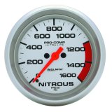 Autometer Ultra-Lite 2-5/8in 1600PSI Nitrous Pressure Gage thumbnail 4