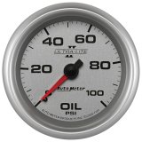 Autometer Ultra-Lite II 2 5/8in 100psi Mechanical Oil Temp Gauge thumbnail 3