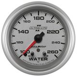 Autometer Ultra-Lite II 2-5/8in 260 Deg F Stepper Motor w/ Peak & Warn Water Temp Gauge thumbnail 1