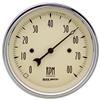 Autometer 3-3/8in. Antique Beige 8K RPM In-Dash Tachometer Gauge thumbnail 6