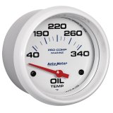 Autometer Marine White Air-Core Electric Oil Temperature Gauge 2-5/8in 140-300 Deg F thumbnail 9