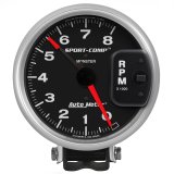 Autometer Sport-Comp 5in / 0-8K RPM / Pedestal w/Redline Tachometer thumbnail 6