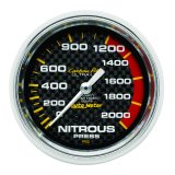Autometer Carbon Fiber 66.7mm Mechanical 0-2000 PSI Nitrous Press Gauge thumbnail 3