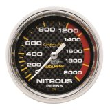Autometer Carbon Fiber 66.7mm Mechanical 0-2000 PSI Nitrous Press Gauge thumbnail 4