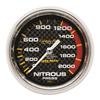 Autometer Carbon Fiber 66.7mm Mechanical 0-2000 PSI Nitrous Press Gauge thumbnail 6