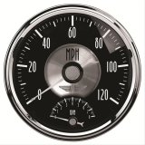 Autometer Prestige Series Black Diamond 5in Gauge Tachometer/Speedometer Combo (120mph 8k RPM) thumbnail 1