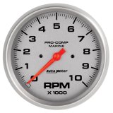 Autometer Marine Silver Ultra-Lite 5in 10K RPM In-Dash Tachometer Gauge thumbnail 5