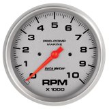 Autometer Marine Silver Ultra-Lite 5in 10K RPM In-Dash Tachometer Gauge thumbnail 8