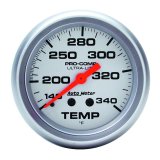 Autometer Ultra-Lite 2-5/8in Mechanical 140-340 Degree F Temperature Gauge thumbnail 2