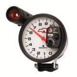 AutoMeter 5in (127mm) Pedestal Tachometer, 0-10,000 RPM, Chevy Red Bowtie thumbnail 8