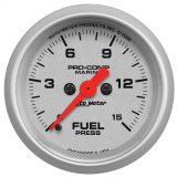 Autometer Marine 2-1/16in 15 PSI Digital Stepper Motor Fuel Pressure Gauge thumbnail 3