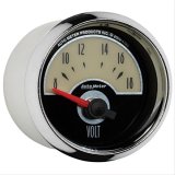 Autometer Cruiser Voltmeter 2 1/16in 18V Electric Gauge thumbnail 2
