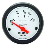 Autometer Phantom Fuel Level 2 5/8in 0 ohm to 90 ohm Electric Gauge thumbnail 3