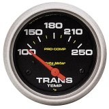 Autometer Pro-Comp 2 5/8in 100-250 F Electric Transmission Temperature Gauge thumbnail 2
