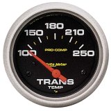 Autometer Pro-Comp 2 5/8in 100-250 F Electric Transmission Temperature Gauge thumbnail 8