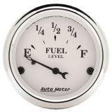 Autometer 2-1/16in 0-90 Fuel Level Air-Core GM Old Tyme White Gauge thumbnail 4