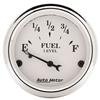 Autometer 2-1/16in 0-90 Fuel Level Air-Core GM Old Tyme White Gauge thumbnail 6