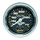 Autometer Carbon Fiber 52mm 120-240 Deg F Mechanical Water Temp Gauge thumbnail 2