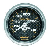 Autometer Carbon Fiber 52mm 120-240 Deg F Mechanical Water Temp Gauge thumbnail 4