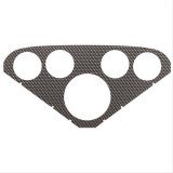 AutoMeter Faceplate For PN 2208 Optional Silver Carbon Look thumbnail 1