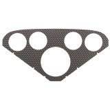 AutoMeter Faceplate For PN 2208 Optional Silver Carbon Look thumbnail 2