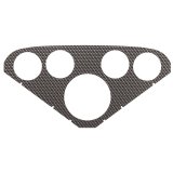 AutoMeter Faceplate For PN 2208 Optional Silver Carbon Look thumbnail 4