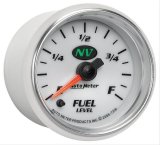AutoMeter Gauge Fuel Level 2-1/16in. 0-280 Ohm Programmable NV thumbnail 5
