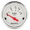 AutoMeter Gauge Fuel Level 2-1/16in. 73 Ohm(e) to 10 Ohm(f) Elec Arctic White thumbnail 6