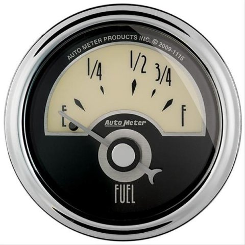AutoMeter Gauge Fuel Level 2-1/16in. 73 Ohm(e) to 10 Ohm(f) Elec Cruiser Ad