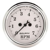 AutoMeter Gauge Fuel Level 2-1/16in. 73 Ohm(e) to 10 Ohm(f) Elec Old Tyme White thumbnail 4