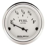 AutoMeter Gauge Fuel Level 2-1/16in. 73 Ohm(e) to 10 Ohm(f) Elec Old Tyme White thumbnail 8