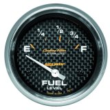 AutoMeter Gauge Fuel Level 2-5/8in. 73 Ohm(e) to 10 Ohm(f) Elec Carbon Fiber thumbnail 3