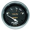 AutoMeter Gauge Fuel Level 2-5/8in. 73 Ohm(e) to 10 Ohm(f) Elec Carbon Fiber thumbnail 6