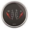 AutoMeter Gauge Dual Fuel & Oilp 3-3/8in. 240 Ohm(e) to 33 Ohm(f) & 100PSI Elec Designer Black thumbnail 6