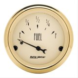 AutoMeter Gauge Fuel Level 2-1/16in. 0 Ohm(e) to 30 Ohm(f) Elec Golden Oldies thumbnail 1
