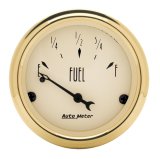 AutoMeter Gauge Fuel Level 2-1/16in. 0 Ohm(e) to 90 Ohm(f) Elec Golden Oldies thumbnail 4