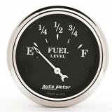 AutoMeter Gauge Fuel Level 2-1/16in. 0 Ohm(e) to 90 Ohm(f) Elec Old Tyme Black thumbnail 5